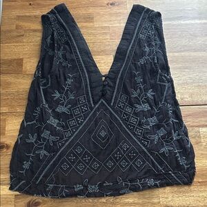 Free People Upcycled Boho Top